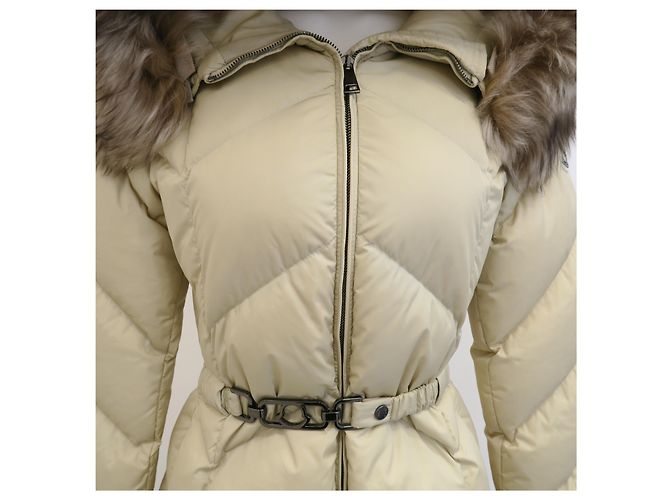 Moncler Kurze Daunenjacke Beige - Ansicht 2