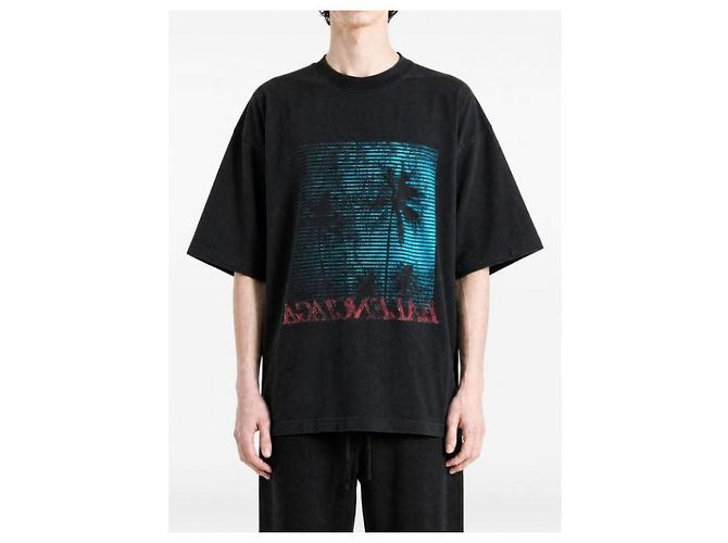 Balenciaga Holiday Graphic Print T-Shirt - Ansicht 7