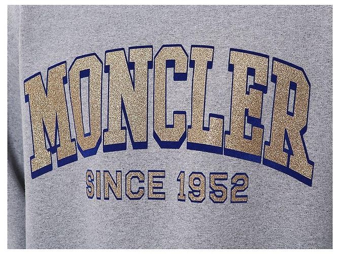 Moncler Typo Sweatshirt mit Glitzer-Logo-Patch - Ansicht 20
