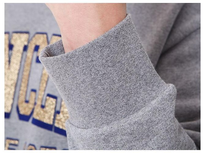 Moncler Typo Sweatshirt mit Glitzer-Logo-Patch - Ansicht 23