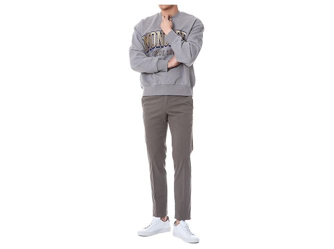 Moncler Typo Sweatshirt mit Glitzer-Logo-Patch - Ansicht 7