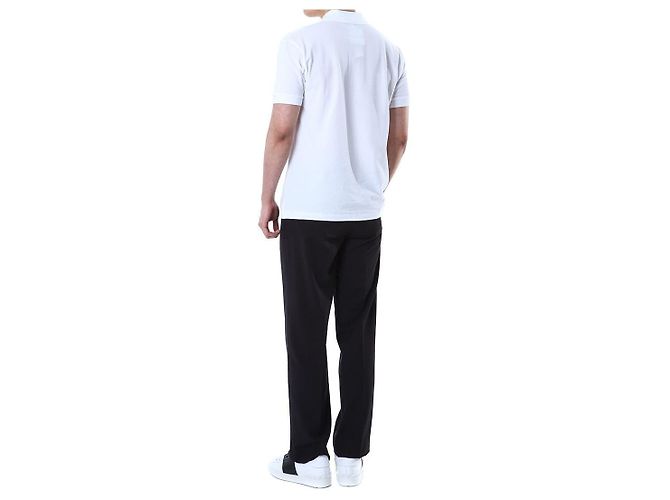 Comme Des Garcons PK-Poloshirt mit rotem Herz-Patch (White) - Ansicht 19