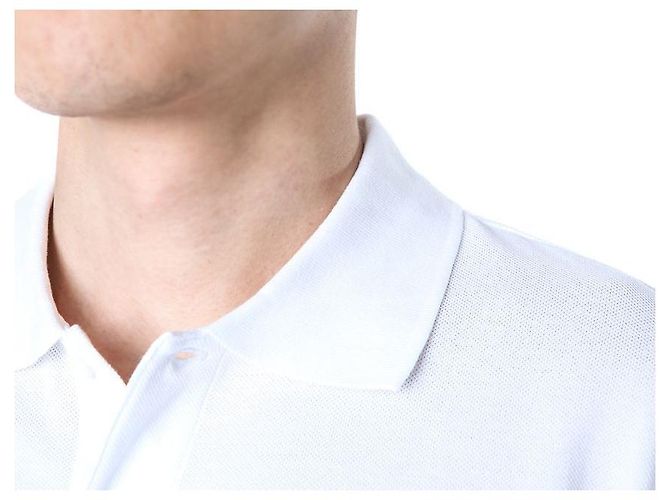 Comme Des Garcons PK-Poloshirt mit rotem Herz-Patch (White) - Ansicht 25