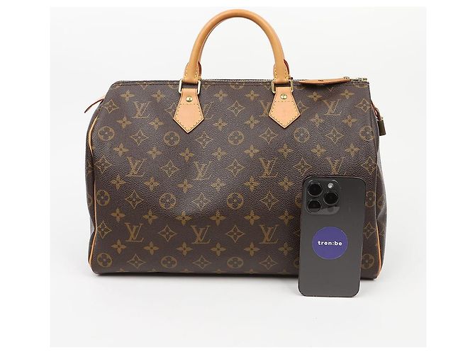 Louis Vuitton Speedy Monogram Canvas Tote Bag - Ansicht 14