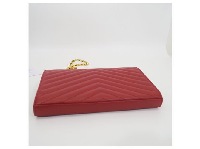 Autre Marque Borsa a tracolla WOC Chevron Red - vista 11