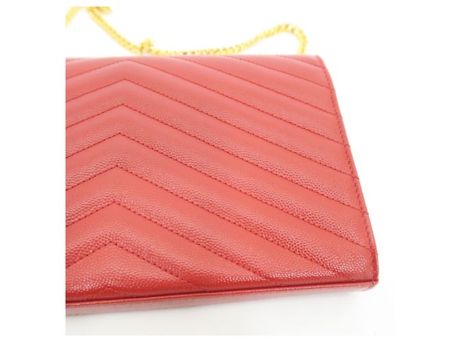 Autre Marque Borsa a tracolla WOC Chevron Red - vista 3