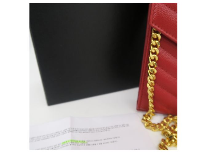 Autre Marque Borsa a tracolla WOC Chevron Red - vista 5