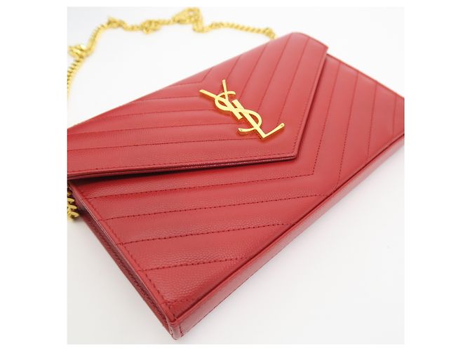 Autre Marque Borsa a tracolla WOC Chevron Red - vista 8