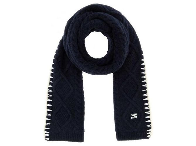 Miu Miu Sciarpa in misto lana e cashmere - vista 4