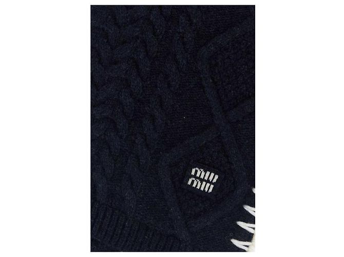 Miu Miu Sciarpa in misto lana e cashmere - vista 5