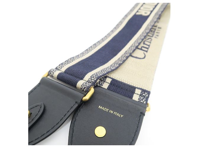 Dior Tracolla Basic Navy con logo ricamato - vista 2