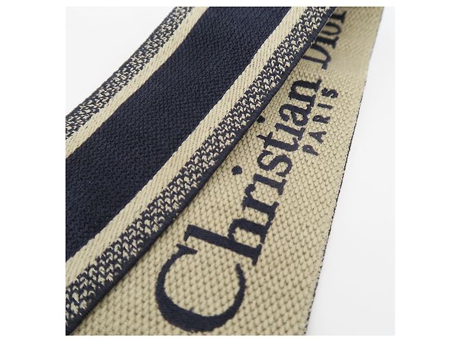 Dior Tracolla Basic Navy con logo ricamato - vista 4