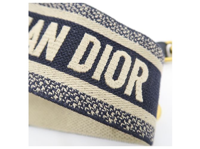 Dior Tracolla Basic Navy con logo ricamato - vista 6