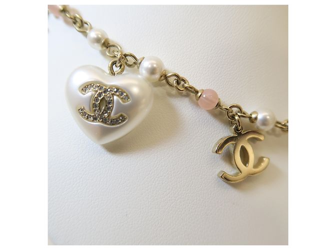 Chanel Limitierte Edition CC Kristallherz Perlenkette - Ansicht 8