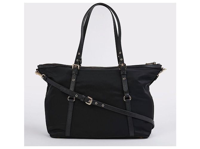 Prada Borsa a tracolla in nylon con logo dorato - vista 3