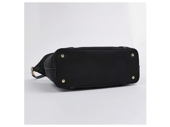 Prada Borsa a tracolla in nylon con logo dorato - vista 5