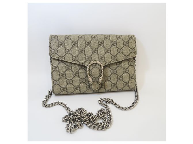 Gucci Borsa Dionysus Mini Chain Bag Interno Beige - vista 2
