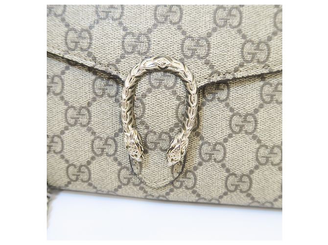 Gucci Borsa Dionysus Mini Chain Bag Interno Beige - vista 3