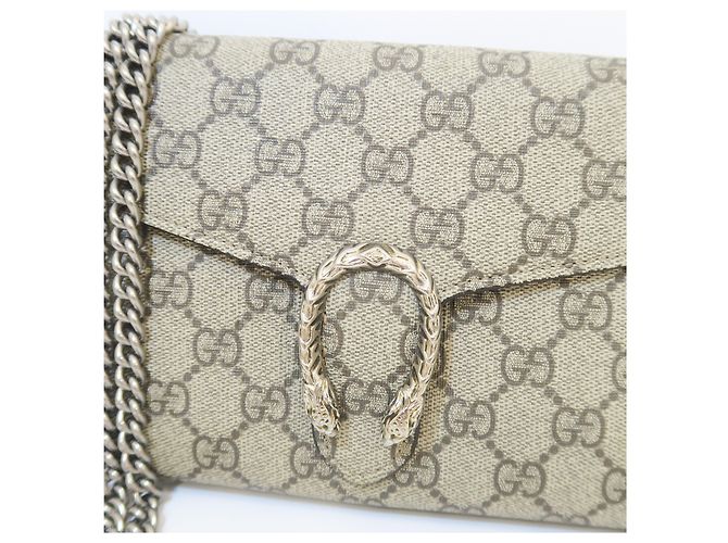 Gucci Borsa Dionysus Mini Chain Bag Interno Beige - vista 4