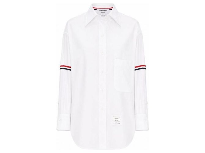 Thom Browne Camicia Supersize Oxford Armband - vista 4