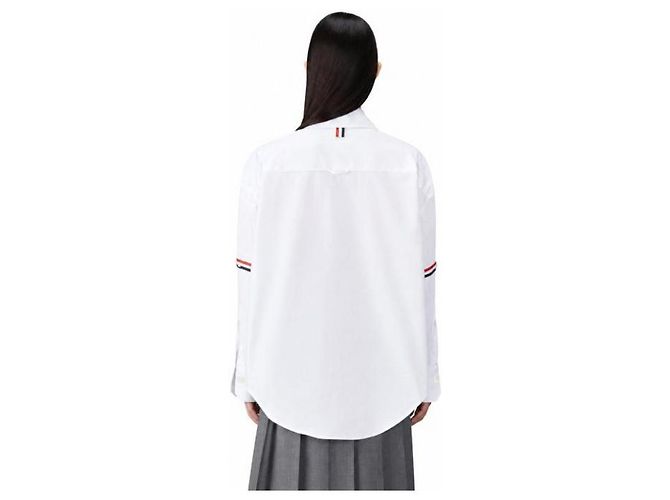 Thom Browne Camicia Supersize Oxford Armband - vista 8