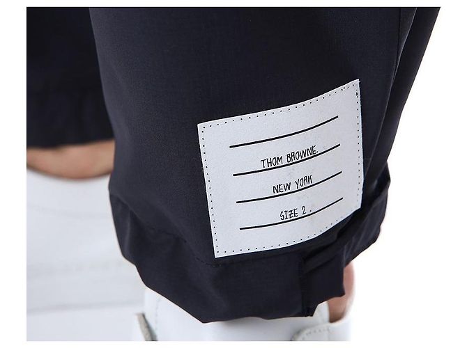 Thom Browne Faltbare Ripstop-Hose mit Signature Tap - Ansicht 23