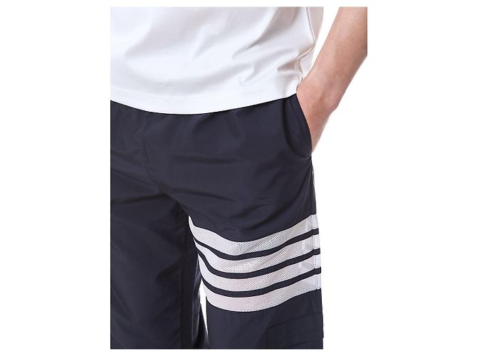 Thom Browne Faltbare Ripstop-Hose mit Signature Tap - Ansicht 5