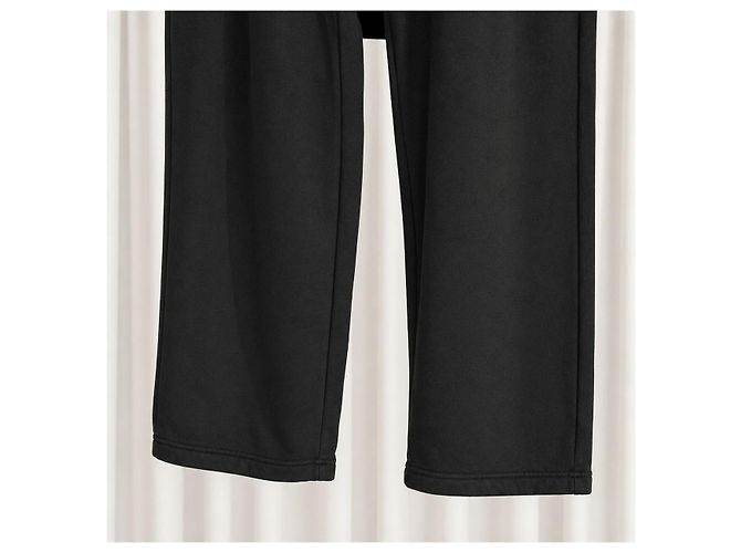 Balenciaga Pantaloni ricamati logo Wave Nero - vista 4