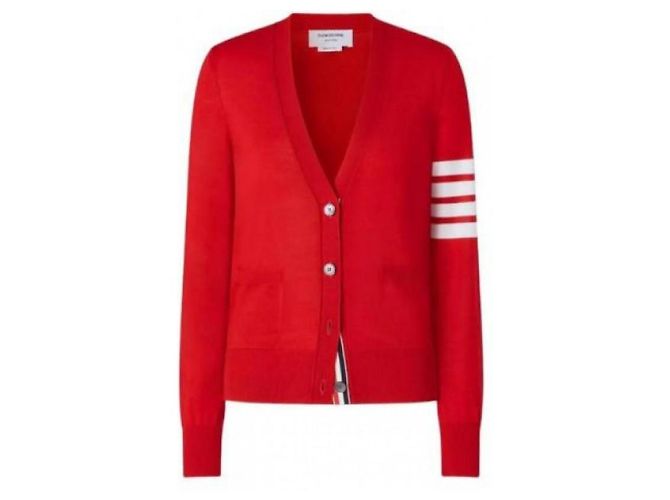 Thom Browne Merino-Wollcardigan in entspannter Passform - Ansicht 5