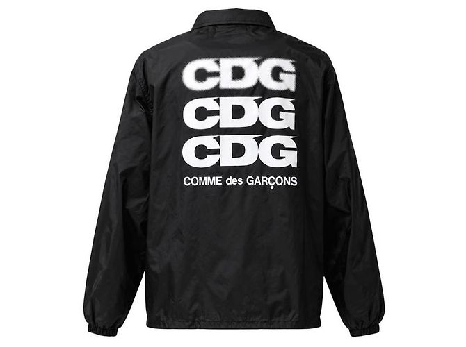 Comme Des Garcons Giacca Logo Coach Black - vista 5