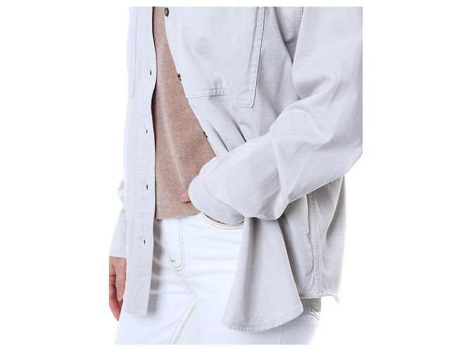 Isabel Marant Camicia vintage in cotone con doppie tasche - vista 11