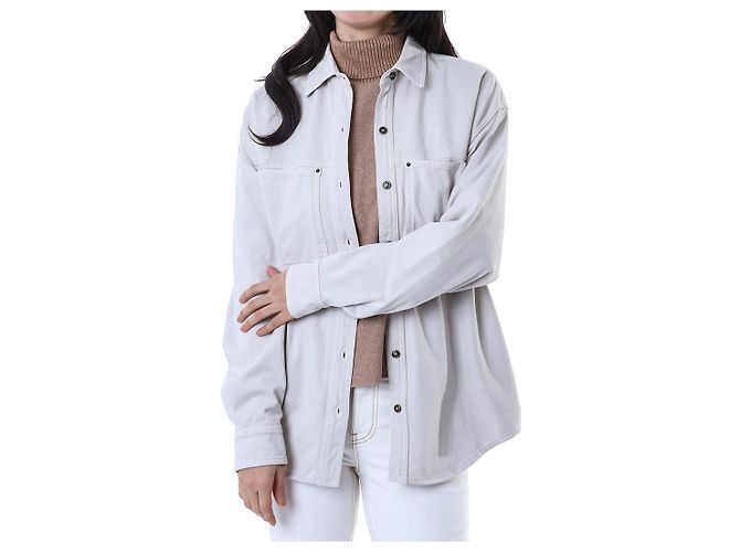 Isabel Marant Camicia vintage in cotone con doppie tasche - vista 13