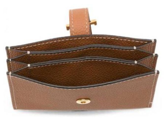 Tarjetero de piel Tod's marrón - vista 4