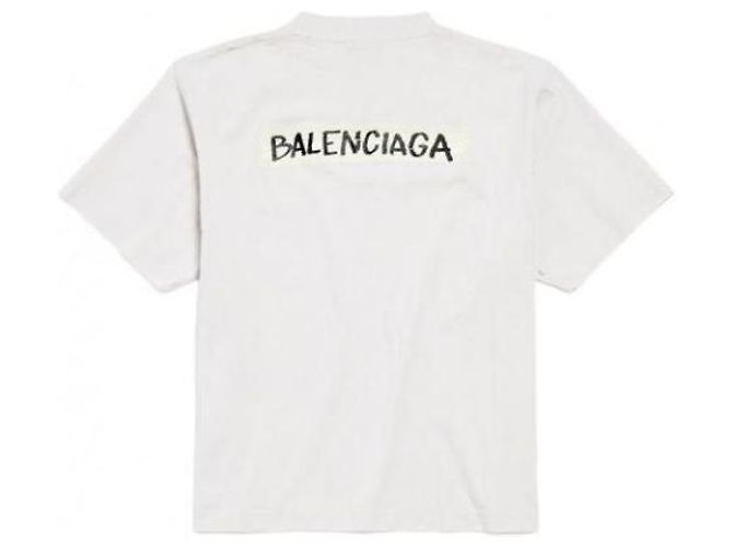 Balenciaga Masking Tape Medium Fit T-Shirt - Ansicht 5