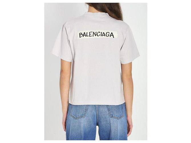 Balenciaga Masking Tape Medium Fit T-Shirt - Ansicht 7