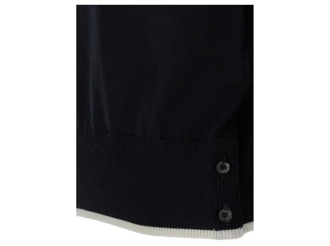 Thom Browne Relaxed Fit Rollkragenpullover aus feiner Merinowolle Bar - Ansicht 6