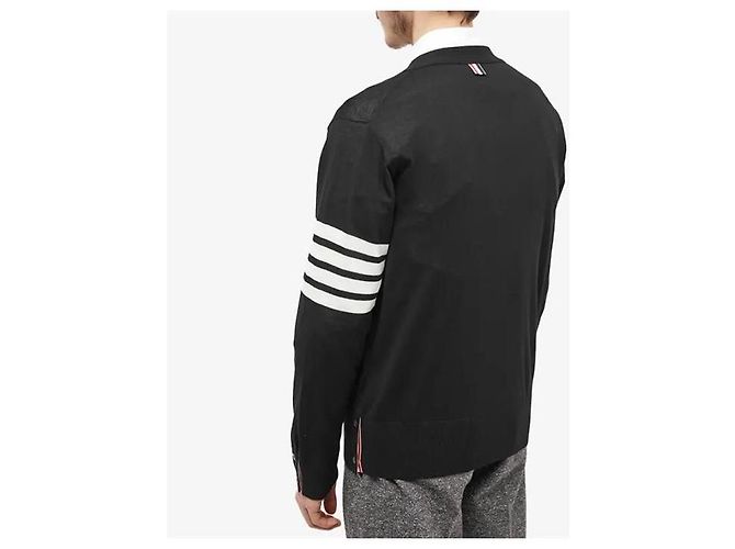 Thom Browne Nachhaltiger Wollcardigan Schwarz - Ansicht 3