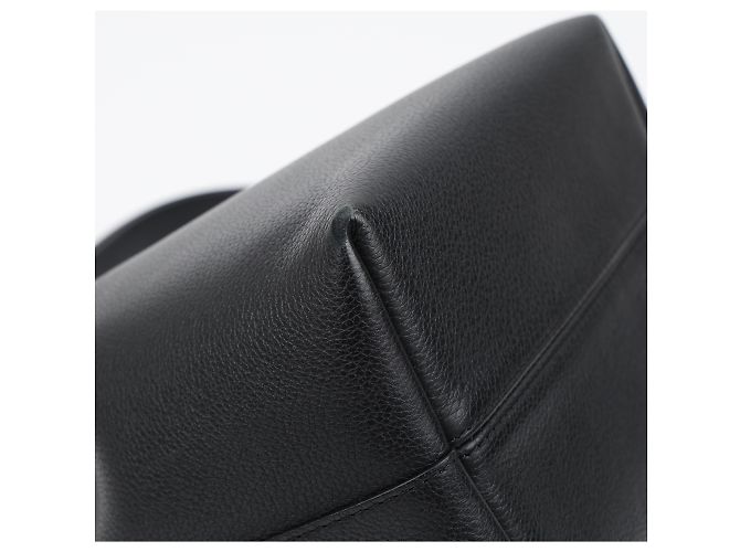 Bucket Louis Vuitton Borsa Tote a Secchiello in Pelle Nera - vista 10