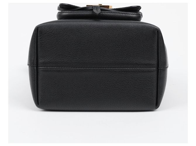 Bucket Louis Vuitton Borsa Tote a Secchiello in Pelle Nera - vista 7