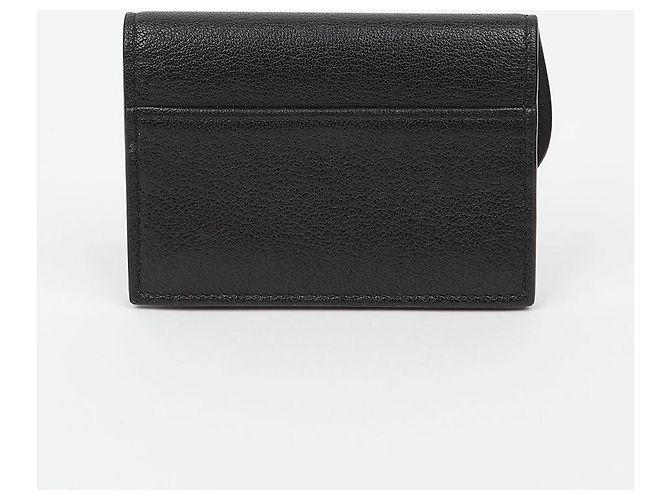Dior Tarjetero Saddle con solapa para mujer Negro - vista 4
