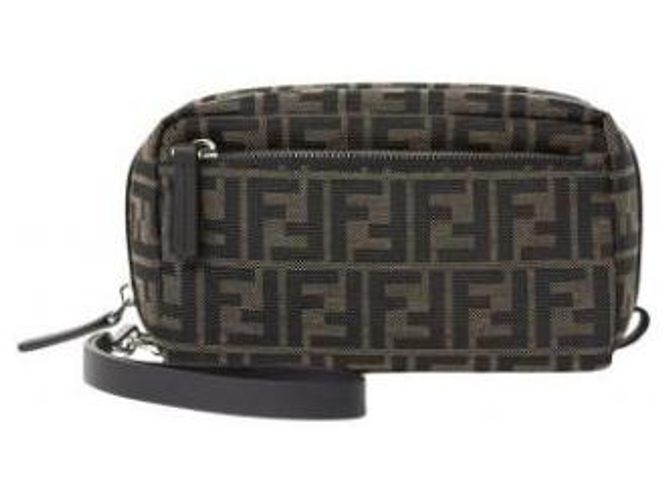 Fendi Trousse de toilette compacte à double zip - vue 4