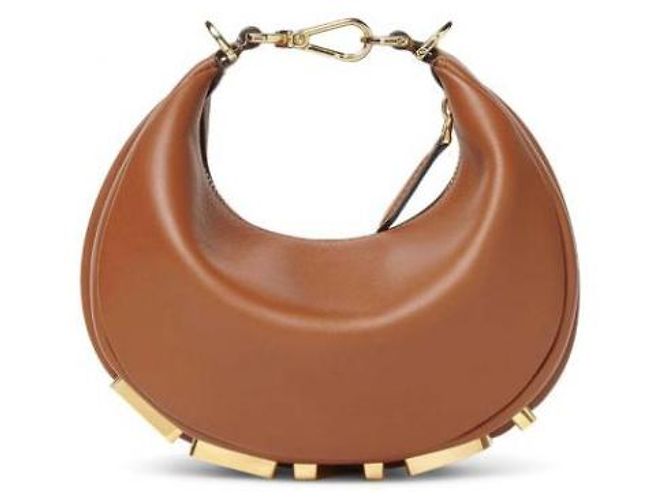 Fendi Mini Leder-Hobo-Bag - Ansicht 4