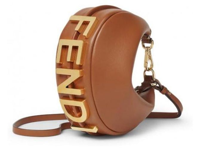 Fendi Mini Leder-Hobo-Bag - Ansicht 7