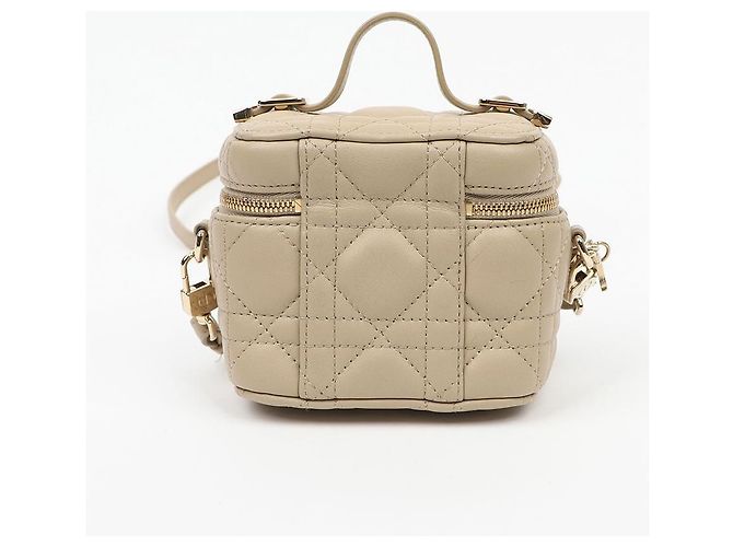Dior Lady Micro Vanity Case Tote Bag Beige - Ansicht 3