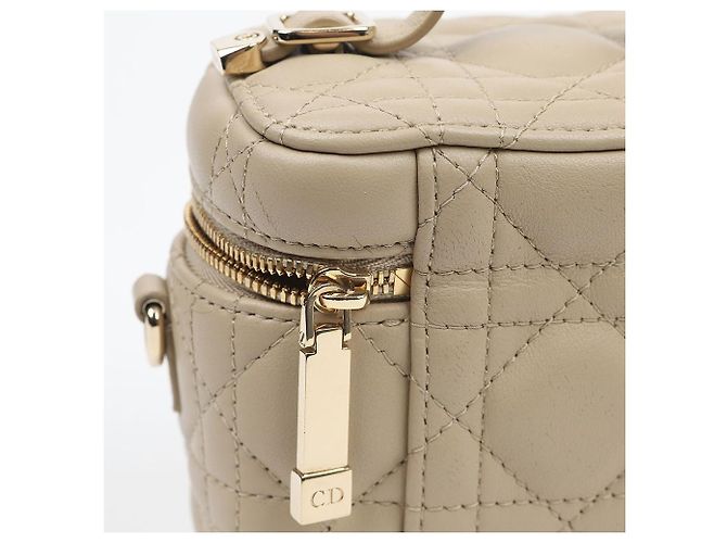 Dior Lady Micro Vanity Case Tote Bag Beige - Ansicht 4