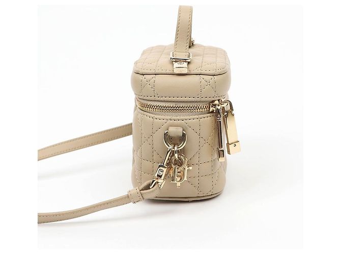 Dior Lady Micro Vanity Case Tote Bag Beige - Ansicht 5