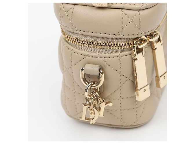 Dior Lady Micro Vanity Case Tote Bag Beige - Ansicht 6