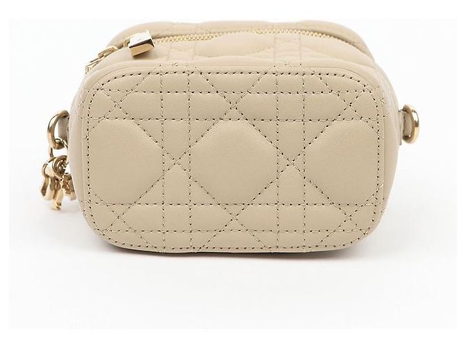 Dior Lady Micro Vanity Case Tote Bag Beige - Ansicht 7