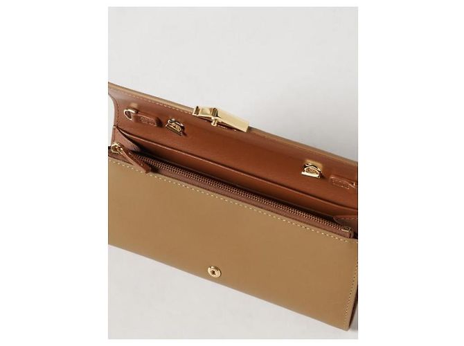Fendi Diamond Chain Wallet braunes Leder - Ansicht 8