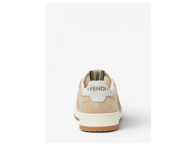 Fendi Sneakers basse in camoscio - vista 6